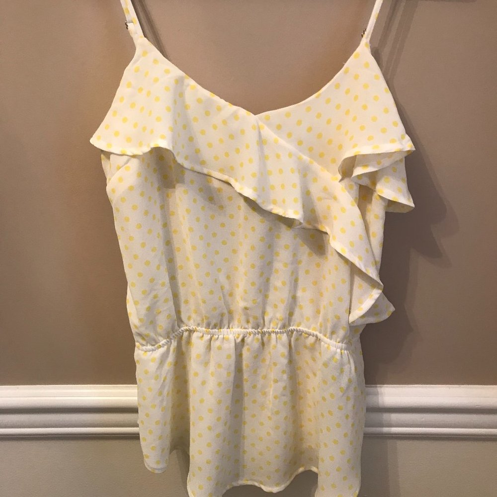 Patterson J. Kincaid ruffle top Size S